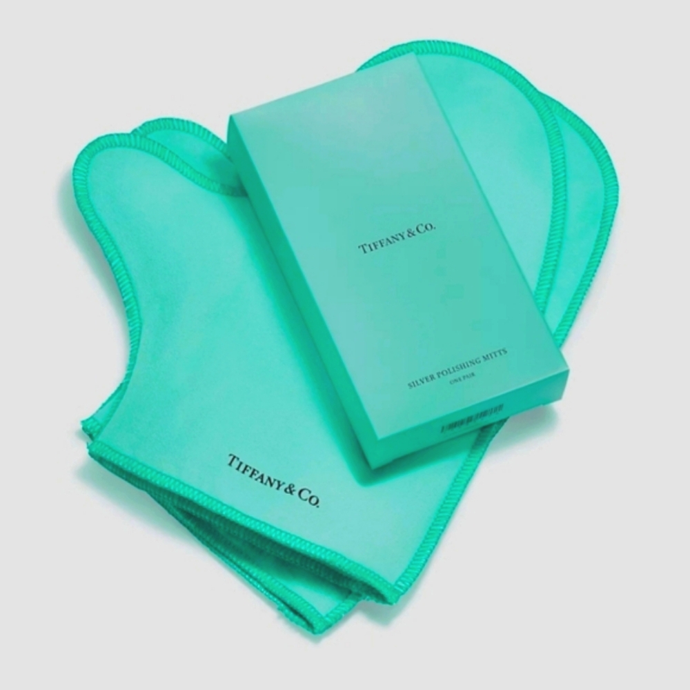 NEW in Box Tiffany & Co. Silver Polishing Cleaning mitts